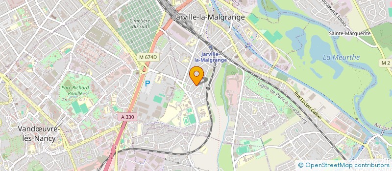 localisation de l'entreprise ASSOCIATION AFRIQUE ARTS VILLAGES  JARVILLE-LA-MALGRANGE