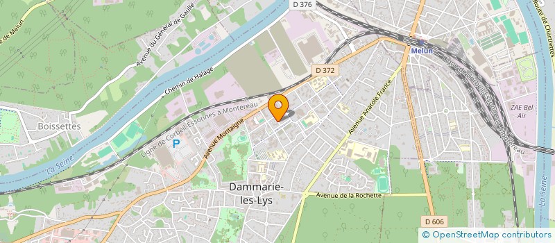 localisation de l'entreprise ASSOCIATION AFRIQUE DE L'EST à DAMMARIE-LES-LYS