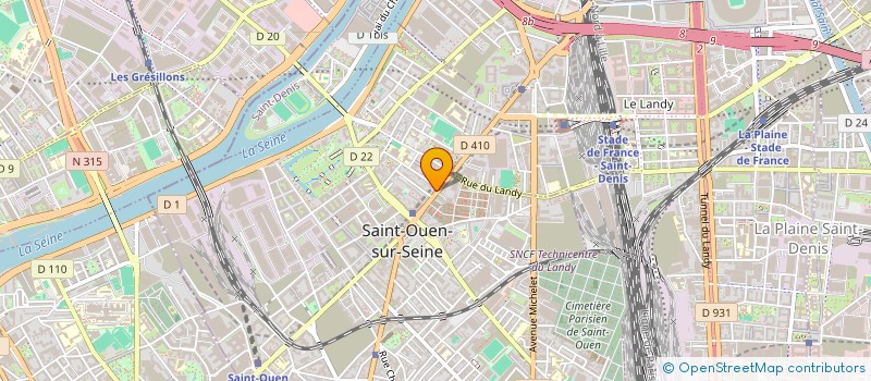 localisation de l'entreprise ASSOCIATION AGAMI PICCOLO à SAINT-OUEN-SUR-SEINE