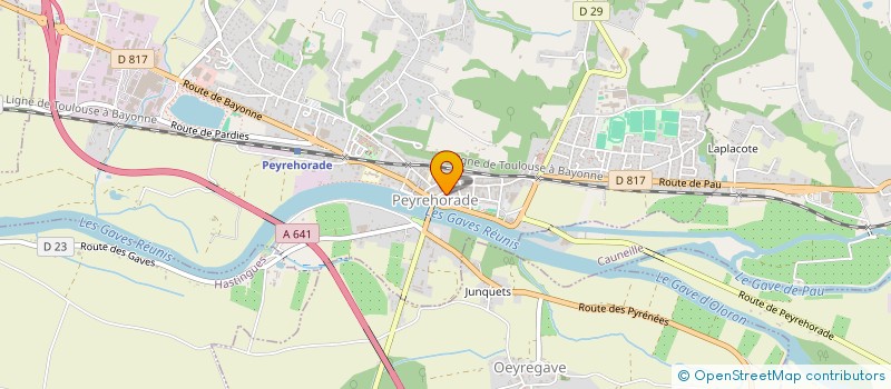 localisation de l'entreprise ASSOCIATION AGE D OR  PEYREHORADE