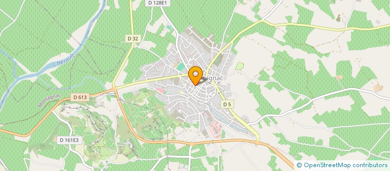 localisation de l'entreprise ASSOCIATION AGE VERMEIL  MONTAGNAC