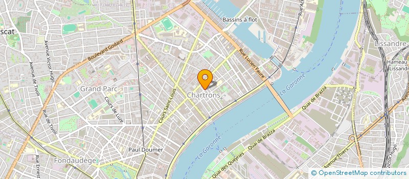 localisation de l'entreprise ASSOCIATION AGENCE TRANSIT à BORDEAUX