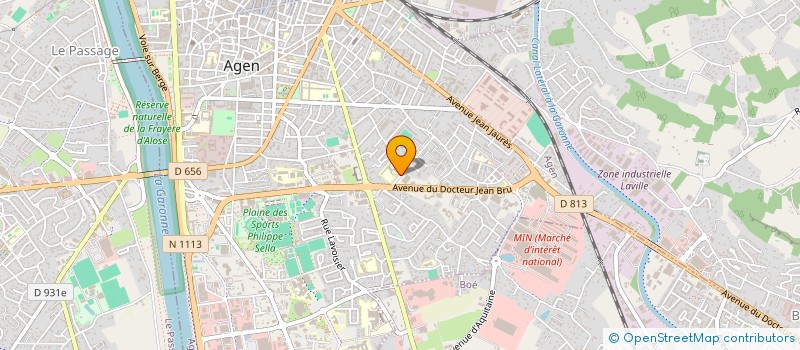 localisation de l'entreprise ASSOCIATION AGIEM  AGEN