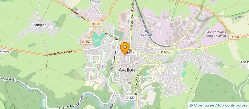 localisation de l'entreprise ASSOCIATION AGIR  AVALLON