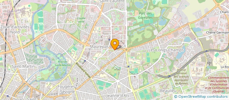 localisation de l'entreprise ASSOCIATION AGIR ENSEMBLE POUR LE BIEN ETRE DE TOUS à RENNES