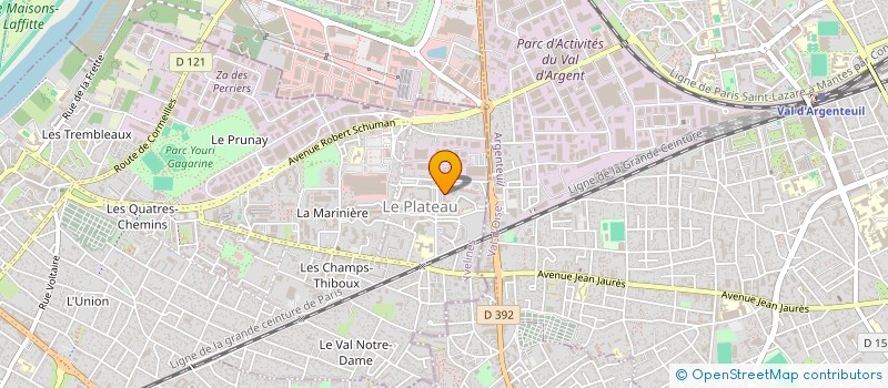 localisation de l'entreprise ASSOCIATION AGIR POUR GRANDIR EN SYNERGIE à SARTROUVILLE