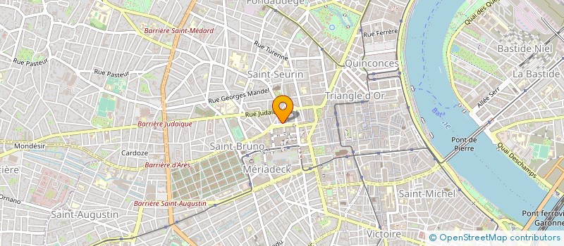 localisation de l'entreprise ASSOCIATION AGIR POUR LES SERVICES A DOMICILE (AGISERV) à BORDEAUX