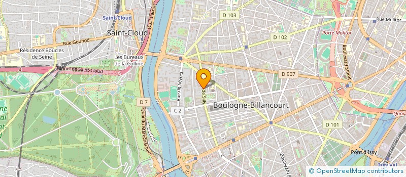 localisation de l'entreprise ASSOCIATION AGISSONS GRANDISSONS ENSEMBLE SOLIDAIRE (AGES) à BOULOGNE-BILLANCOURT
