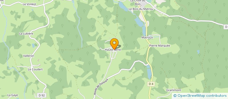 localisation de l'entreprise ASSOCIATION AGIT'DOC à DONTREIX