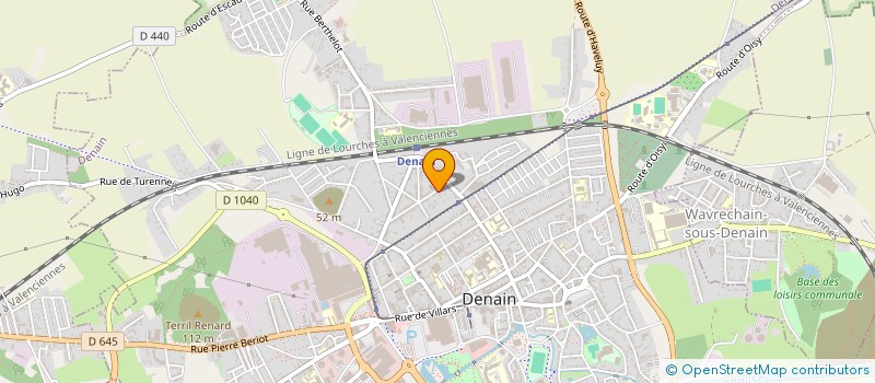 localisation de l'entreprise ASSOCIATION AGNES BONDU à DENAIN