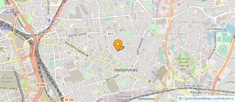 localisation de l'entreprise ASSOCIATION AGONY à LILLE