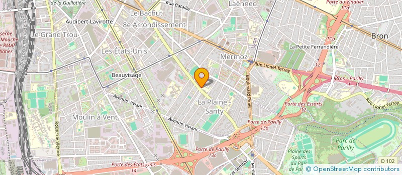 localisation de l'entreprise ASSOCIATION AGORA à LYON