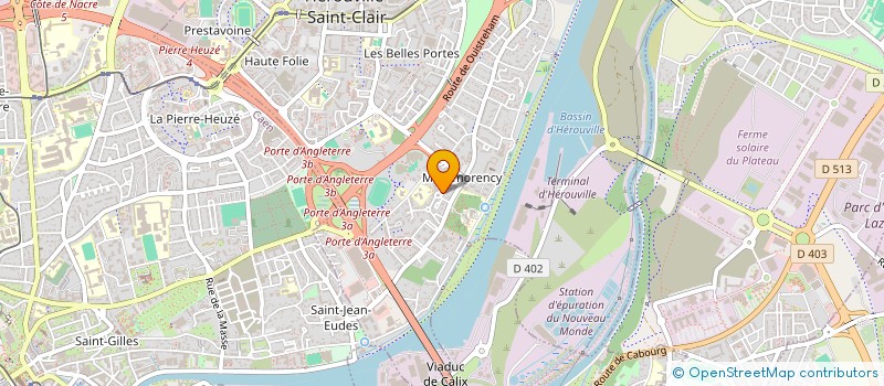 localisation de l'entreprise ASSOCIATION AGORA  HEROUVILLE-SAINT-CLAIR