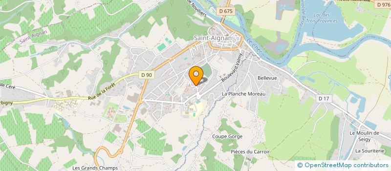 localisation de l'entreprise ASSOCIATION AGORA-SUR-CHER à SAINT-AIGNAN