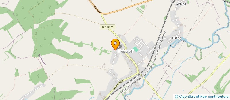 localisation de l'entreprise ASSOCIATION AGREE DE PECHE ET DE PROTECTION DU MILIEU AQUATIQUE DE FREISTROFF 05011953  FREISTROFF