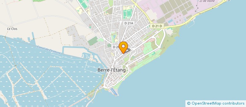 localisation de l'entreprise ASSOCIATION AGREE DE PECHE ET DE PROTECTION DU MILIEU AQUATIQUE DE LA BASSE VALLEE DE L'ARC à BERRE-L'ETANG