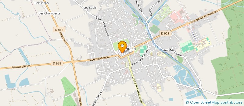 localisation de l'entreprise ASSOCIATION AGREE DE PECHE ET DE PROTECTION DU MILIEU AQUATIQUE DE SAINT PORQUIER  SAINT-PORQUIER