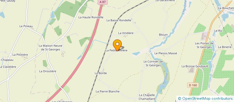 localisation de l'entreprise ASSOCIATION AGREE DE PECHE ET DE PROTECTION DU MILIEU AQUATIQUE LES CACHALOTS DE L'HYROME  CHEMILLE-EN-ANJOU