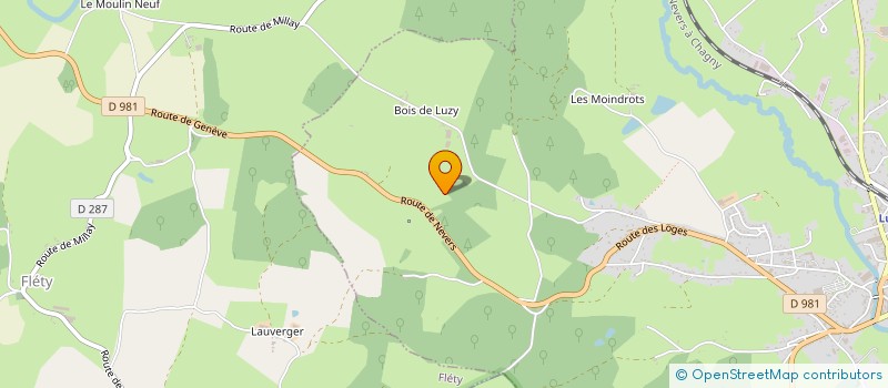 localisation de l'entreprise ASSOCIATION AGREE POUR LA PECHE ET LA PROTECTION DU MILIEU AQUATIQUE  LUZY