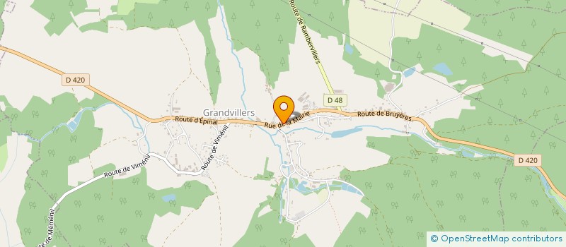 localisation de l'entreprise ASSOCIATION AGREE POUR LA PECHE ET LA PROTECTION DU MILIEU AQUATIQUE NEUNE-VOLOGNE  LAVELINE-DEVANT-BRUYERES