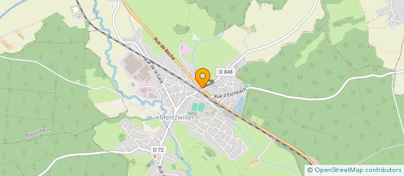 localisation de l'entreprise ASSOCIATION AGREEE DE MERTZWILLER POUR LA PECHE ET LA PROTECTION DU MILIEU AQUATIQUE  MERTZWILLER