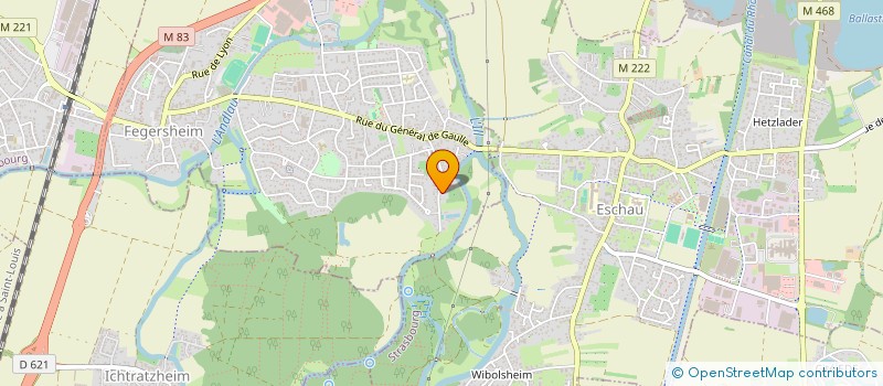 localisation de l'entreprise ASSOCIATION AGREEE DE OHNHEIM POUR LA PECHE ET LA PROTECTION DU MILIEU AQUATIQUE AAPPMA DE OHNHEIM  FEGERSHEIM