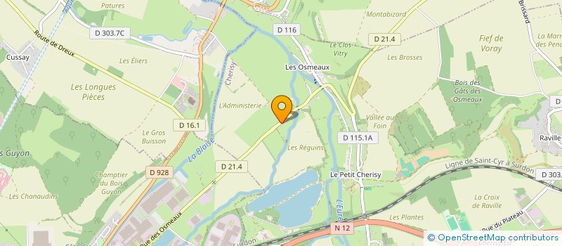 localisation de l'entreprise ASSOCIATION AGREEE DE PECHE ET DE PROTECTION DU MILIEU AQUATIQUE DE DREUX LES PECHEURS DE DROUAIS à DREUX