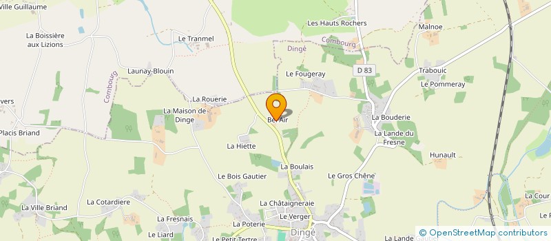 localisation de l'entreprise ASSOCIATION AGREEE DE PECHE ET DE PROTECTION DU MILIEU AQUATIQUE DE LA GAULE MONTREUILLAISE  MONTREUIL-SUR-ILLE