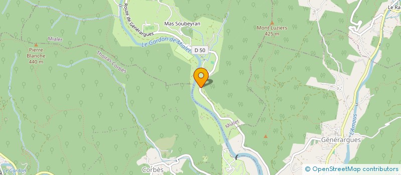 localisation de l'entreprise ASSOCIATION AGREEE DE PECHE ET DE PROTECTION DU MILIEU AQUATIQUE DE MIALET  MIALET