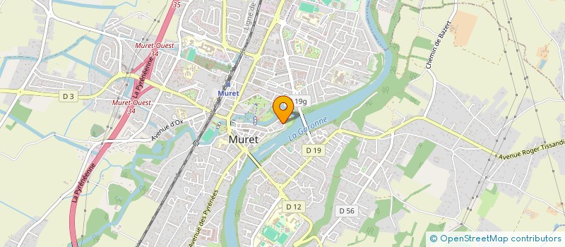 localisation de l'entreprise ASSOCIATION AGREEE DE PECHE ET DE PROTECTION DU MILIEU AQUATIQUE DE MURET LA GAULE MURETAINE à MURET