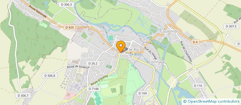 localisation de l'entreprise ASSOCIATION AGREEE DE PECHE ET DE PROTECTION DU MILIEU AQUATIQUE DE NOGENT LE ROI LA GAULE NOGENTAISE à NOGENT-LE-ROI