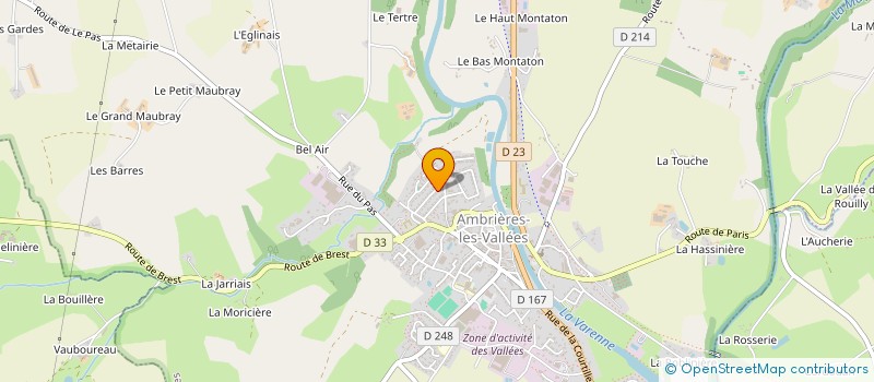 localisation de l'entreprise ASSOCIATION AGREEE DE PECHE ET DE PROTECTION DU MILIEU AQUATIQUE DE OISSEAU - LA GAULE OISSELIENNE  OISSEAU