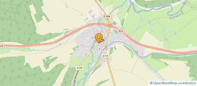 localisation de l'entreprise ASSOCIATION AGREEE DE PECHE ET DE PROTECTION DU MILIEU AQUATIQUE DE VOID VACON LA GAULE VIDUSIENNE à VOID-VACON