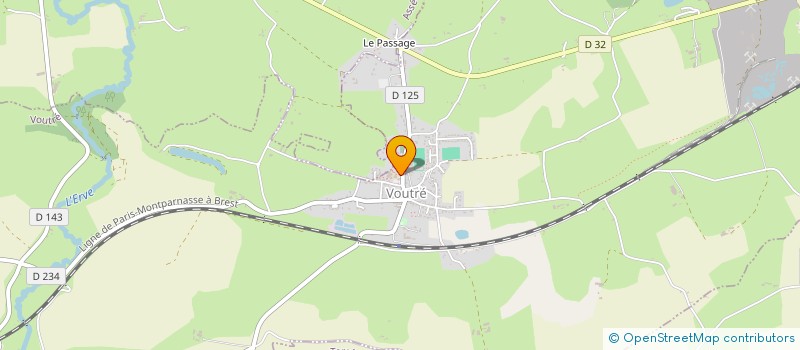 localisation de l'entreprise ASSOCIATION AGREEE DE PECHE ET DE PROTECTION DU MILIEU AQUATIQUE DE VOUTRE  VOUTRE