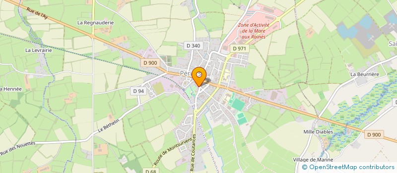 localisation de l'entreprise ASSOCIATION AGREEE DE PECHE ET DE PROTECTION DU MILIEU AQUATIQUE DES CANTONS DE PERIERS SAINT-SAUVEUR-LENDELIN  PERIERS