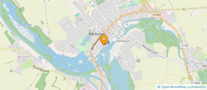 localisation de l'entreprise ASSOCIATION AGREEE DE PECHE ET DE PROTECTION DU MILIEU AQUATIQUE DES PECHEURS PERONNAIS  PERONNE