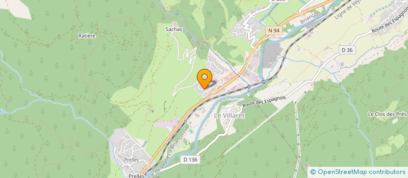 localisation de l'entreprise ASSOCIATION AGREEE DE PECHE ET DE PROTECTION DU MILIEU AQUATIQUE LES PECHEURS BRIANCONNAIS  SAINT MARTIN DE QUEYRIERES