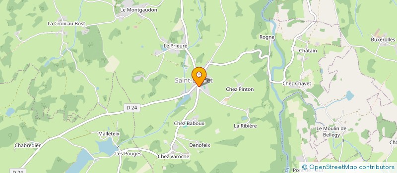 localisation de l'entreprise ASSOCIATION AGREEE DE ST DOMET - CHAMPAGNAT POUR LA PECHE ET LA PROTECTION DU MILIEU AQUATIQUE à SAINT-DOMET