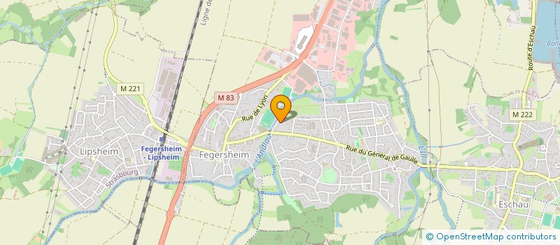 localisation de l'entreprise ASSOCIATION AGREEE ICHTRATZHEIM POUR LA PECHE ET LA PROTECTION DU MILIEU AQUATIQUE  ICHTRATZHEIM