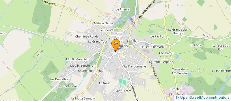 localisation de l'entreprise ASSOCIATION AGREEE LA LORRICOISE POUR LA PECHE ET LA PROTECTION DE MILIEU AQUATIQUE à LORRIS