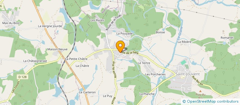 localisation de l'entreprise ASSOCIATION AGREEE 'LES PONTICAUDS' POUR LA PECHE ET LA PROTECTION DU MILIEU AQUATIQUE à LIMOGES