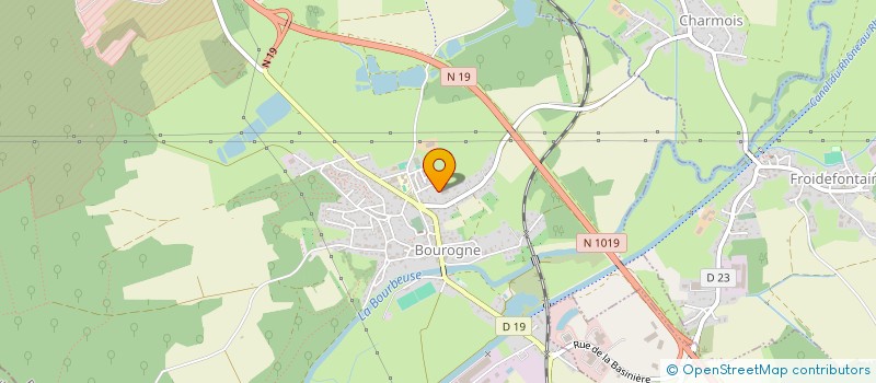 localisation de l'entreprise ASSOCIATION AGREEE POUR LA PECHE ET LA PROTECTION DU MILIEU AQUATIQUE DE BOUROGNE LA BOURBEUSE à BOUROGNE
