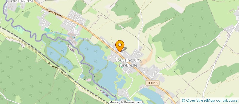 localisation de l'entreprise ASSOCIATION AGREEE POUR LA PECHE ET LA PROTECTION DU MILIEU AQUATIQUE DE BOUVAINCOURT-SUR- BRESLE  BOUVAINCOURT-SUR-BRESLE