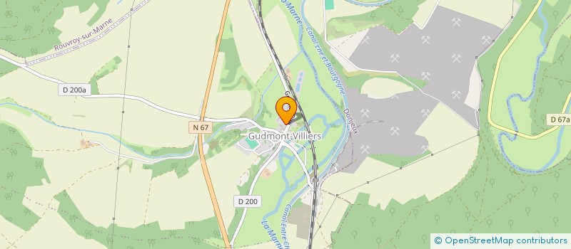 localisation de l'entreprise ASSOCIATION AGREEE POUR LA PECHE ET LA PROTECTION DU MILIEU AQUATIQUE DE GUDMONT-VILLIERS 'LE PONT QUARANTE' à GUDMONT-VILLIERS