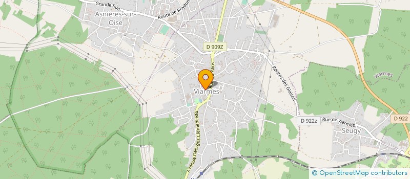 localisation de l'entreprise ASSOCIATION AGREEE POUR LA PECHE ET LA PROTECTION DU MILIEU AQUATIQUE L HAMECON VALDOISIEN  BRUYERES-SUR-OISE