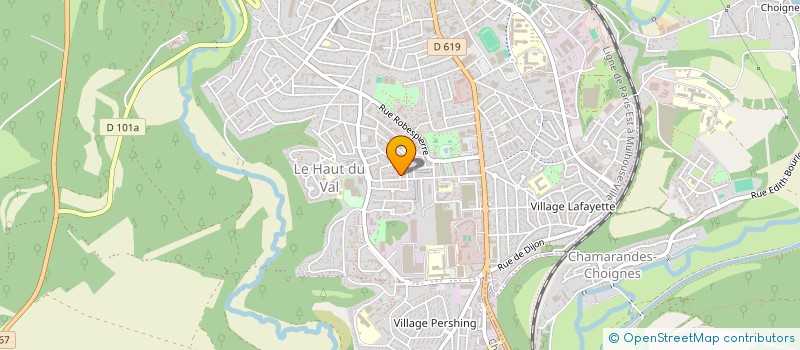 localisation de l'entreprise ASSOCIATION AGREEE POUR LA PECHE ET LA PROTECTION DU MILIEU AQUATIQUE - LA NAGEOTTE CHAUMONTAISE à CHAUMONT