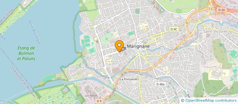 localisation de l'entreprise ASSOCIATION AGRFM à MARIGNANE