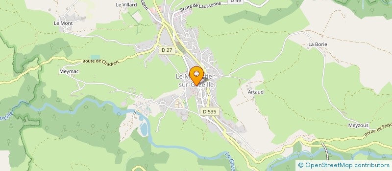 localisation de l'entreprise ASSOCIATION AGRI-CULTURELLE DES MANGE-CHEVRES à LE MONASTIER-SUR-GAZEILLE