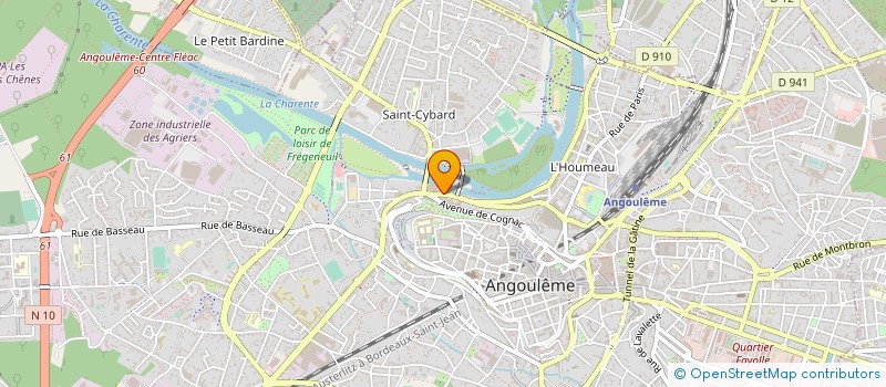 localisation de l'entreprise ASSOCIATION AGRICOLE ET AGRO ALIMENTAIRE à ANGOULEME