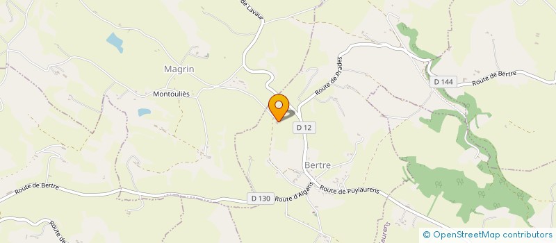 localisation de l'entreprise ASSOCIATION AGRITARN à BERTRE